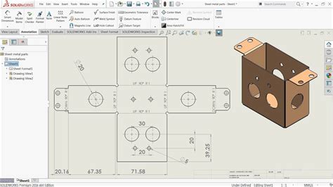 sheet metal drawings for practice|solidworks sheet metal drawings.